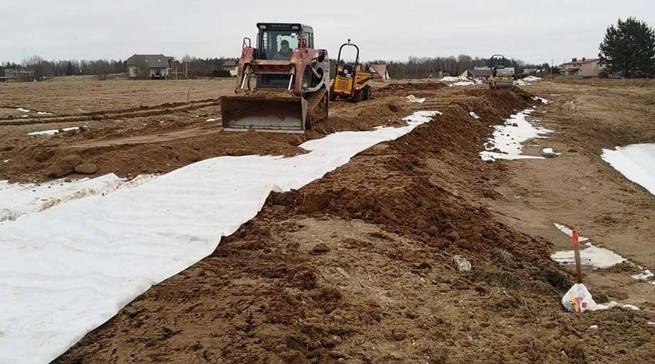 Žvyrkelio įrengimas